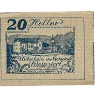 20 Heller Weinzierl bei Wieselburg