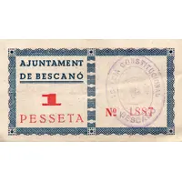 1 Peseta Bescanó