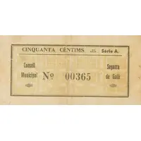 50 Céntimos Segarra de Gaià
