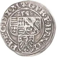 1 Spitzgroschen - Gebhard VII, John George I and Peter Ernest I