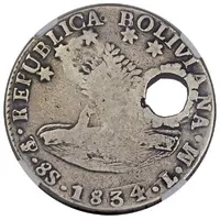 8 Reales Type I Countermark