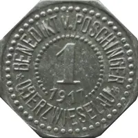 1 Pfennig - Oberzwieselau Benedikt v. Poschinger