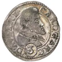 3 Kreuzers - Charles the Posthumous