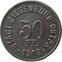 50 Pfennig - Gilgenburg