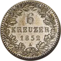 6 Kreuzers - Frederick William IV