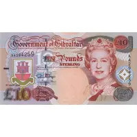 10 Pounds - Elizabeth II George Augustus Eliott