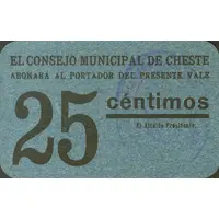 25 Céntimos Cheste