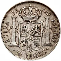 10 Reales - Isabel II Default Category Coins Europe Spain Spain