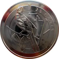 25 Cents - Elizabeth II Red Cardinal
