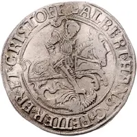 1 Thaler - Albert VII, John George I, Peter Ernest I and Christoph II