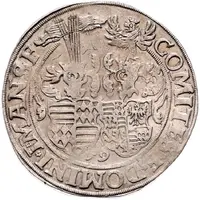 1 Thaler - Albert VII, John George I, Peter Ernest I and Christoph II