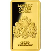 200 Dalasis Buffalos gold bar