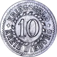 10 Pfennig - Dieburg