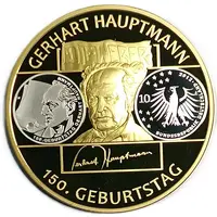 Medal - Gerhart Hauptmann
