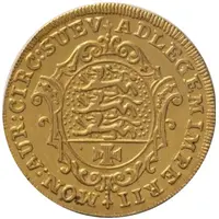 1 Ducat - Charles Rudolph and bishop John Francis Schenk of Württemberg