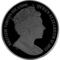 20 Dollars - Elizabeth II Pegasus, Silver Bullion Black Finish