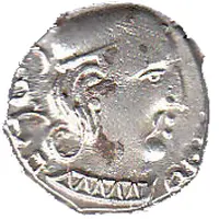 1 Drachm - Rudrasena III Western Satraps