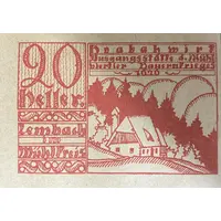 20 Heller Lembach im Mühlkreis, Red issue