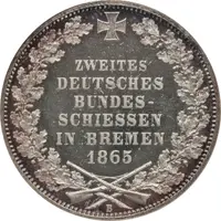 1 Thaler 2nd German Shooting Festival