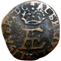 2 Denier- Albert VII and Isabella