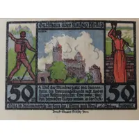 50 Pfennig Rudelsburg