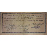 25 Céntimos Montbrió del Camp