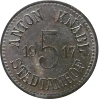 5 Pfennig - Stadtamhof Anton Knabl