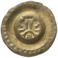 Denier Bracteate - Wencezlaus II medium