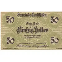 50 Heller Ernsthofen