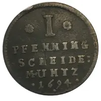 1 Pfenning - Ernest August