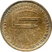 1 Penny - H. J. Marsh and Brother Hobart, Tasmania