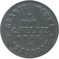 100 Pfennigs - Striegau Granit Werke von C. Kulmiz G.M.B.H