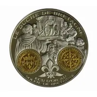 Ecu d`or au soleil de Bretagne Louis XII 1498
