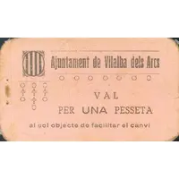 1 Peseta Vilalba del Arcs