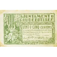 25 Céntimos Riudebitlles