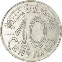10 Centimes - Chambre de Commerce - Marseille [13] Silver
