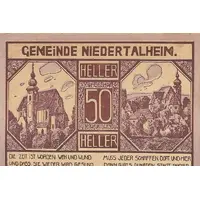 50 Heller Niedertalheim