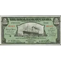5 Dollars / 1 Pound and 10 Pence Royal Bank of Canada