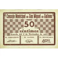 50 Céntimos San Miguel de Salinas