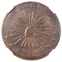 1 Peso Pattern, Cuencame, Copper