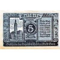 5 Mark black on blue