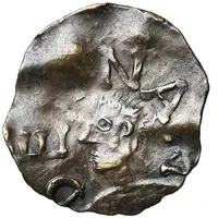 Denier Anonymous/Albert II, bust left