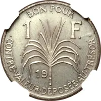 1 Franc Essai, Bronze