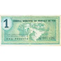 1 Peseta Puig-Alt de Ter
