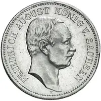 2 Marks - Frederick August III Zinc pattern strike