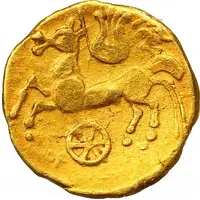 1/4 Stater with lyre and rowel