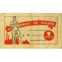 1 Peseta Gelida