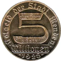 5 Millionen Mark - Menden