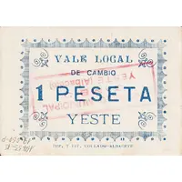 1 Peseta Yeste
