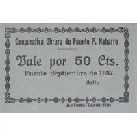 50 Céntimos Fuente de Pedro Naharro